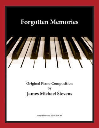 Book cover for Forgotten Memories - Piano Solo