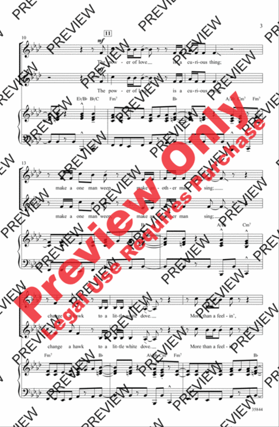 The Power of Love Women's Choir scores gallery preview page 3