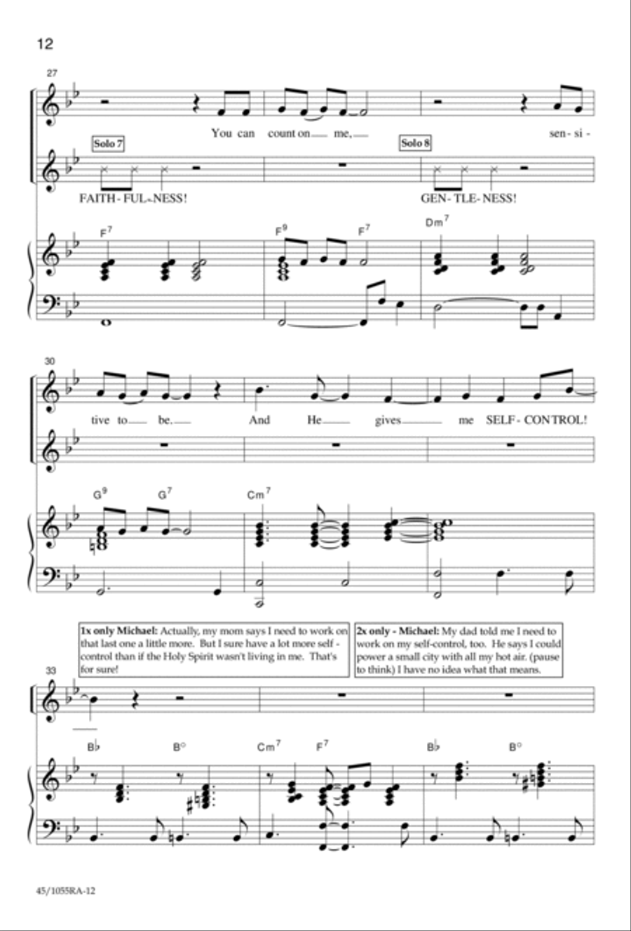 Inside Out (Digital Download) Choir scores gallery preview page 10