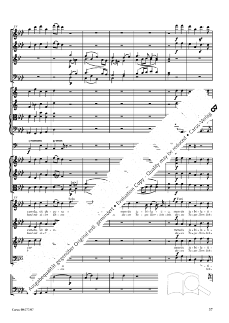 Lauda Sion 4-Part scores gallery preview page 50