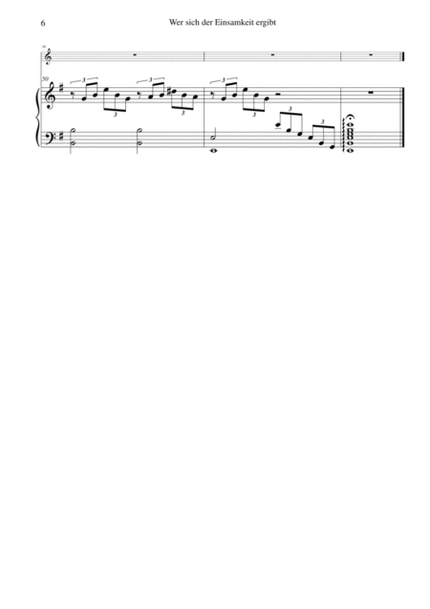 Gesänge des Harfners (Songs of the Harpist) for alto flute and piano image number null
