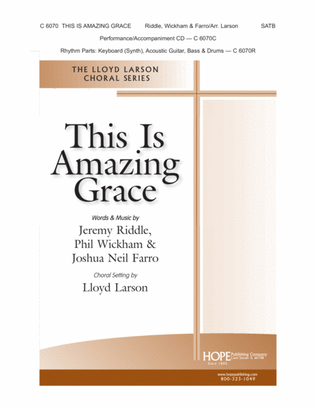 Book cover for This Is Amazing Grace-SATB-Digital Download