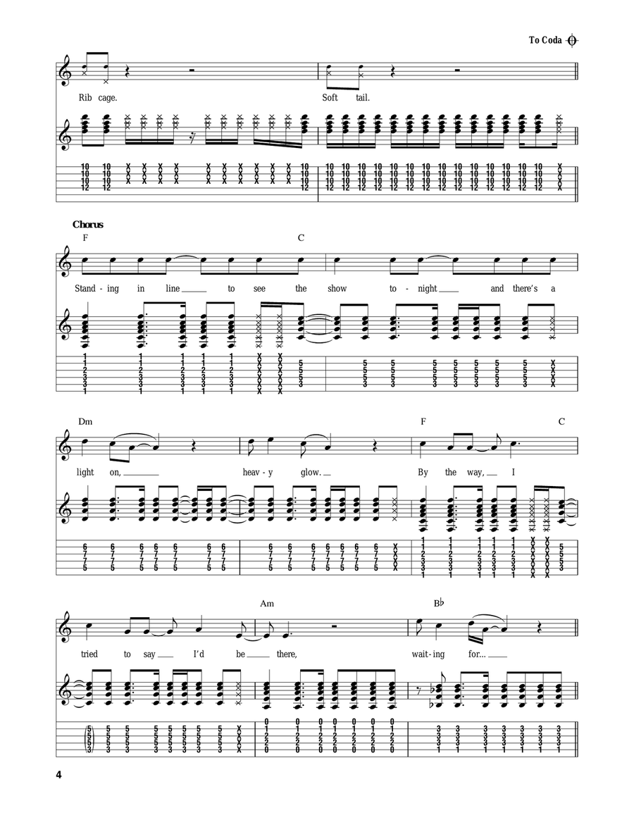By The Way By The Way Acoustic Guitar scores gallery preview page 4