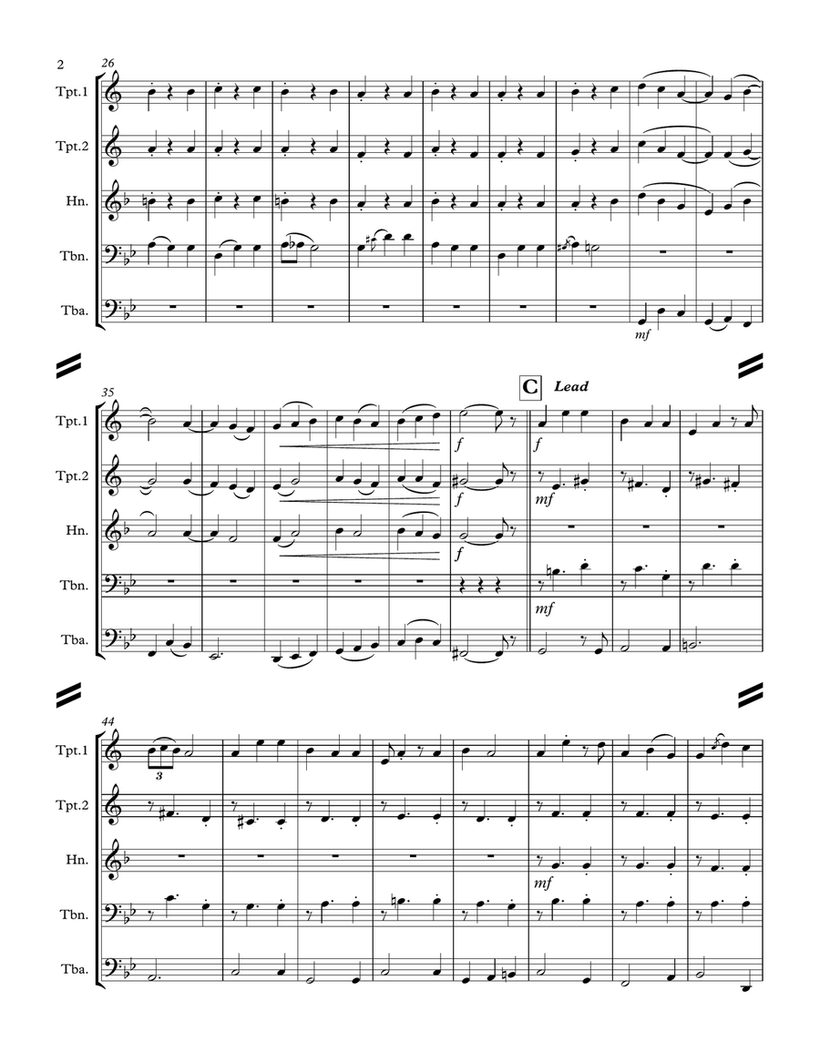 My Favorite Things Horn scores gallery preview page 3