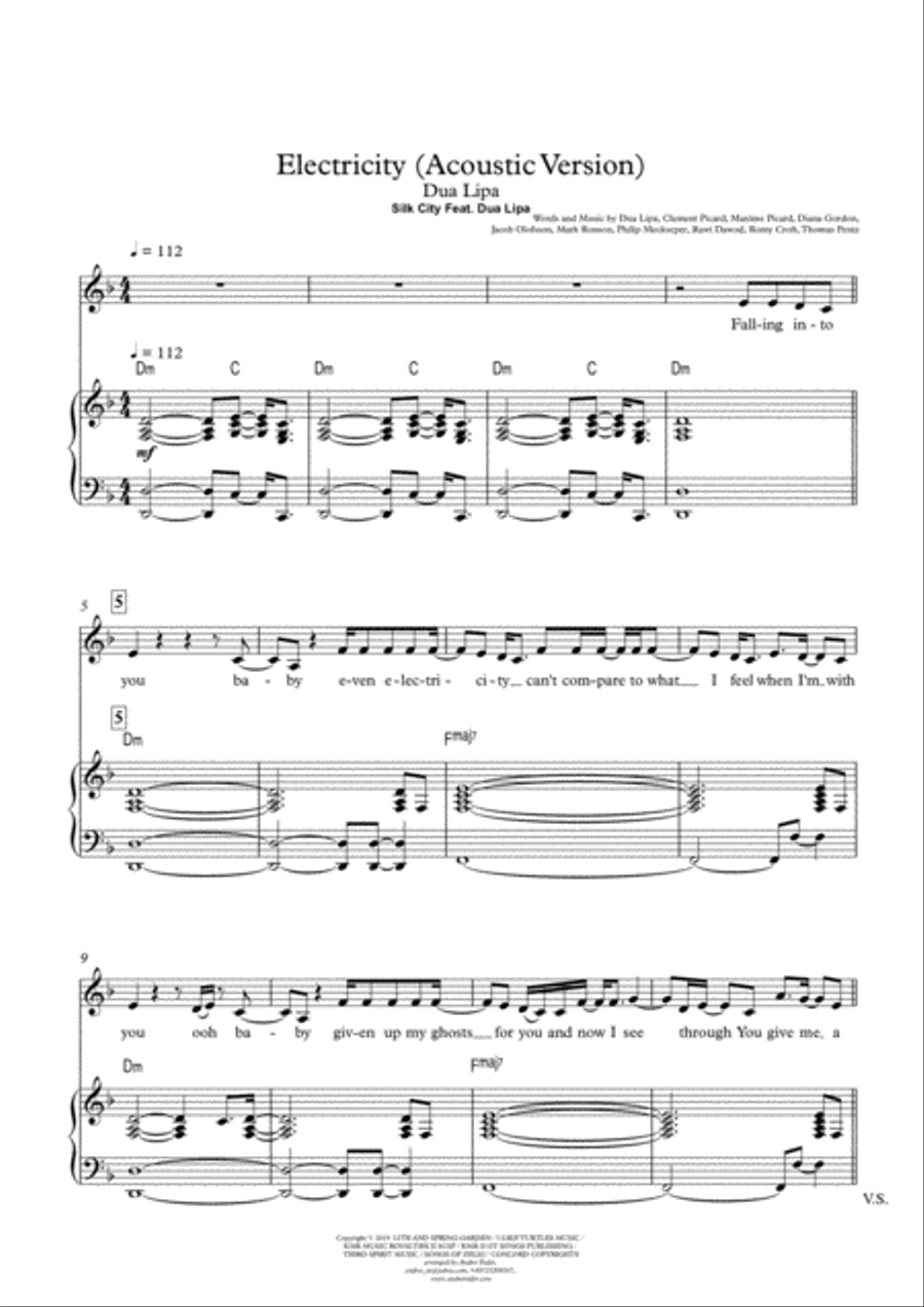 Electricity Voice scores gallery preview page 1