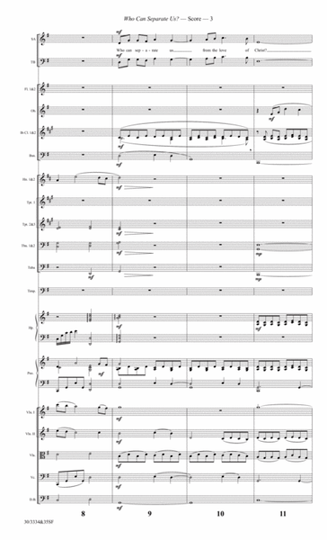 Who Can Separate Us? - Orchestral Score and CD with Printable Parts image number null