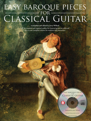 Book cover for Easy Baroque Pieces for Classical Guitar