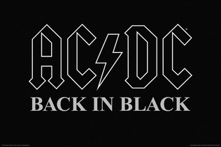 AC/DC – Back in Black – Wall Poster