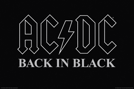 AC/DC – Back in Black – Wall Poster
