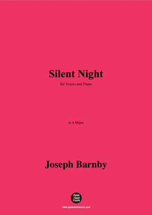 Book cover for Barnby-Silent Night,in A Major