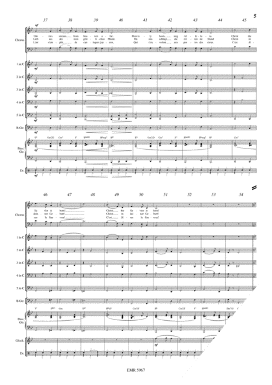 Silent Night Silent Night Concert Band scores gallery preview page 6
