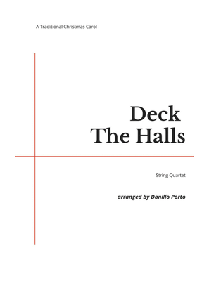 Book cover for Deck The Halls - String quartet
