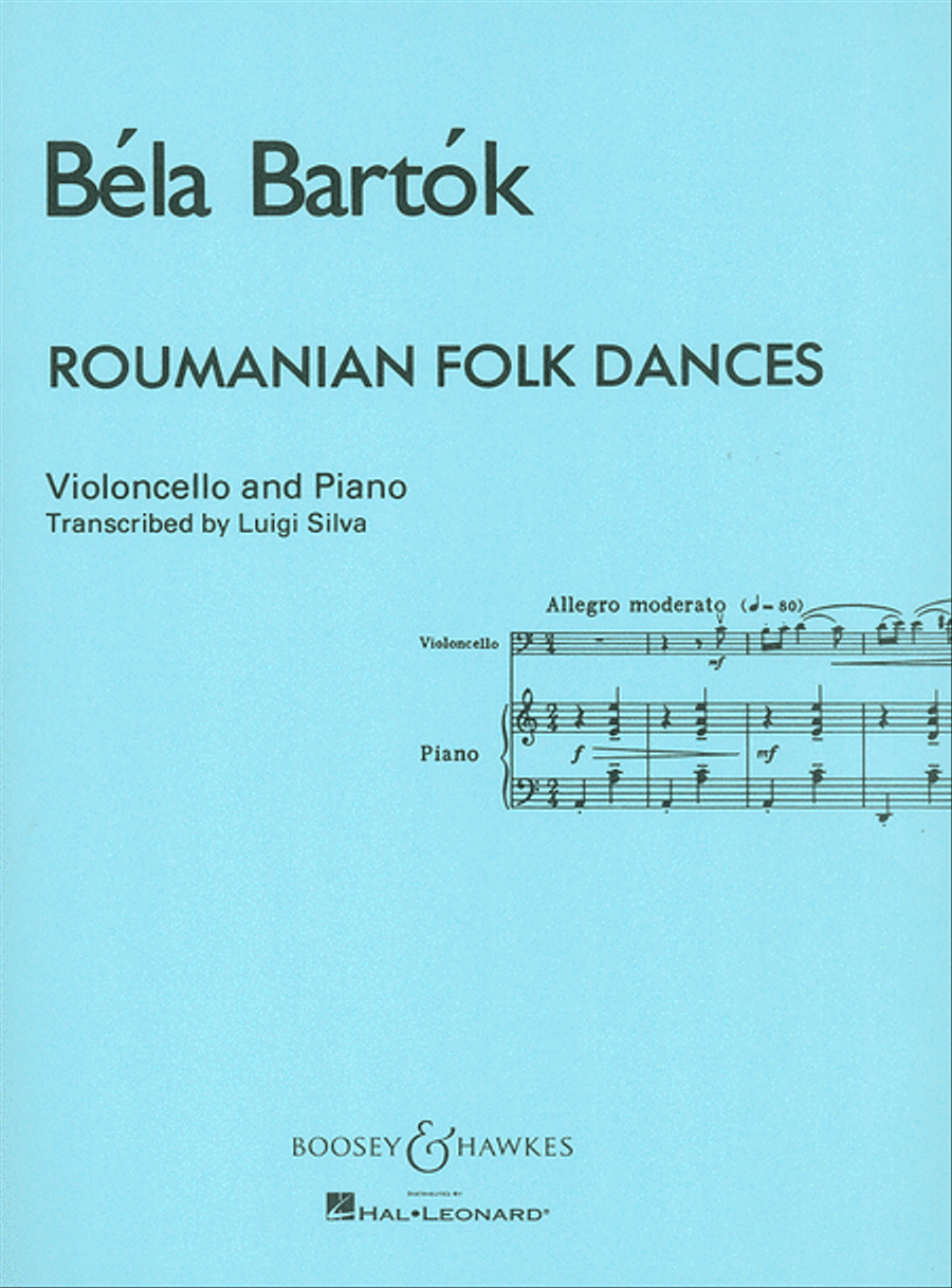 Roumanian Folk Dances Piano Accompaniment scores gallery preview page 1