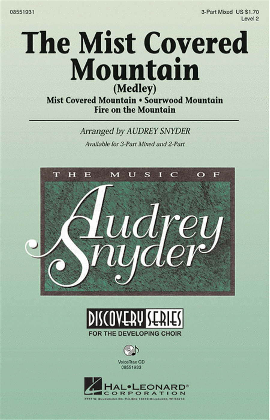 The Mist Covered Mountain (Medley) Choir scores gallery preview page 1