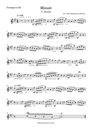 Minuet - Pezold (Bach) - Easy Arrangement