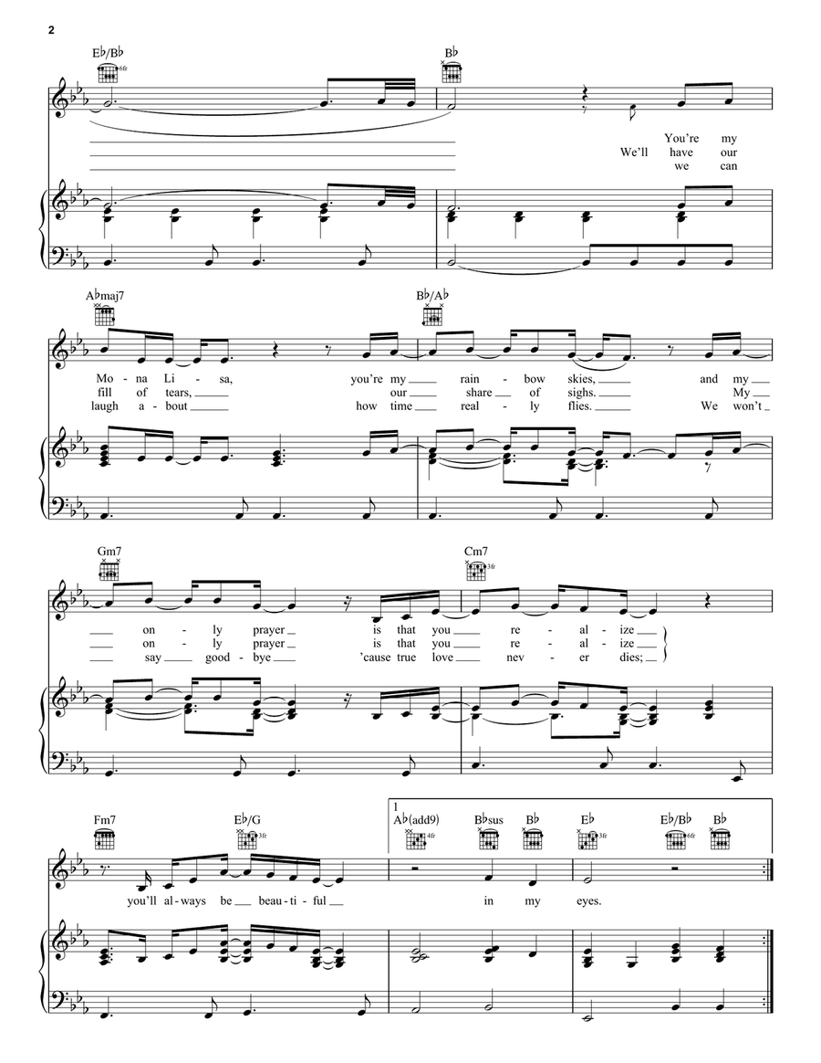 Beautiful In My Eyes Acoustic Guitar scores gallery preview page 2