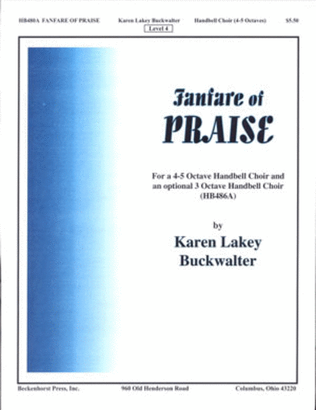 Book cover for Fanfare of Praise (4-5 octave)