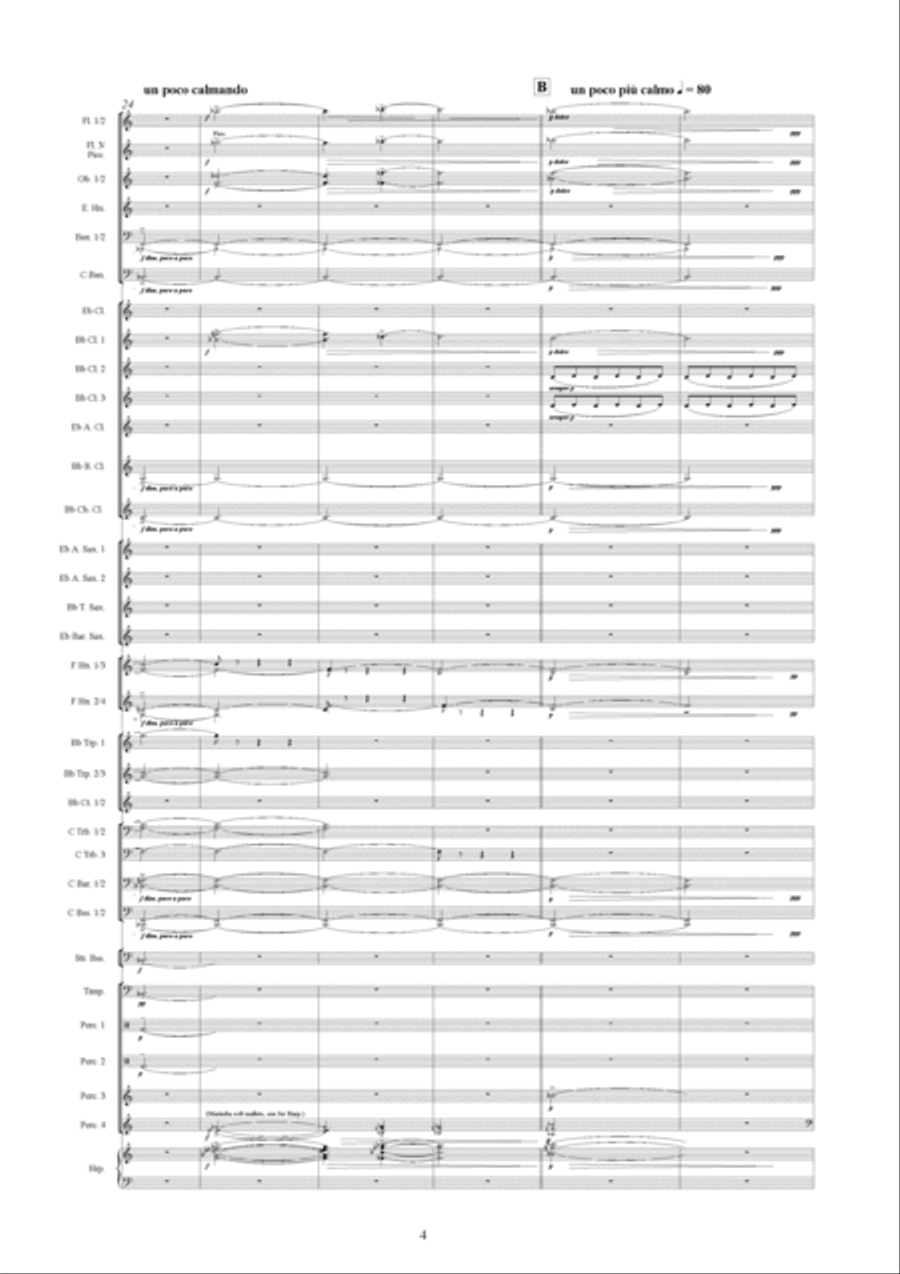 Symphonic Variations Concert Band scores gallery preview page 5