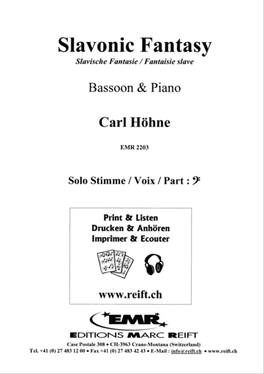 Slavonic Fantasy Slavonic Fantasy Bassoon Solo scores gallery preview page 2