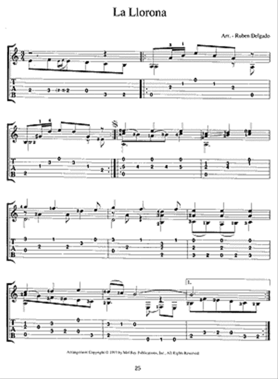 Music of Mexico for Acoustic Guitar Volume 1 Acoustic Guitar scores gallery preview page 4