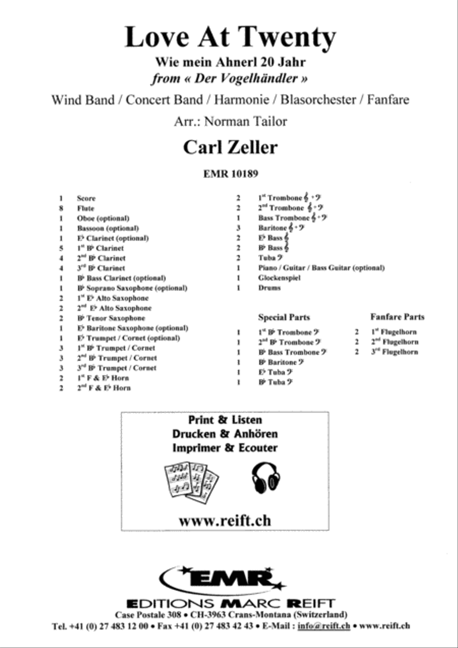Love At Twenty Concert Band scores gallery preview page 2