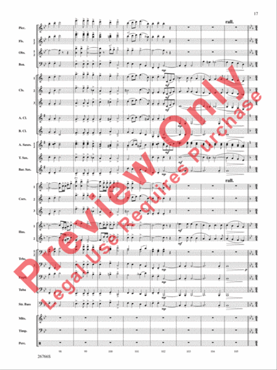 A Christmas Festival A Christmas Festival Concert Band scores gallery preview page 18