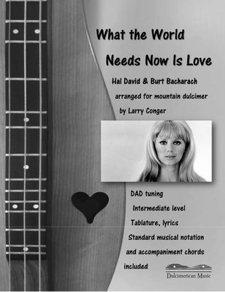 Book cover for What The World Needs Now Is Love