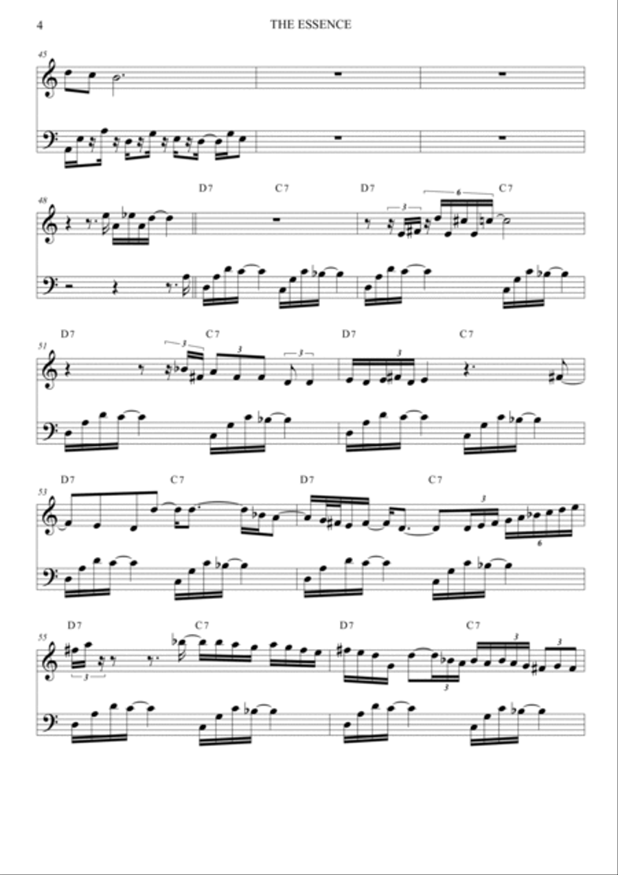 The Essence Piano Solo scores gallery preview page 5