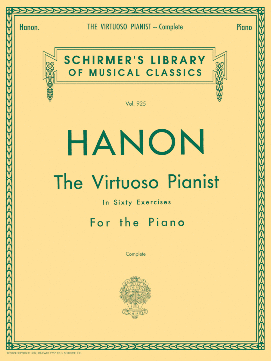 Hanon – Virtuoso Pianist in 60 Exercises – Complete Piano Method scores gallery preview page 1