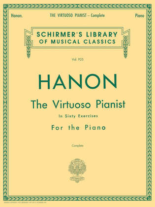 Book cover for Hanon – Virtuoso Pianist in 60 Exercises – Complete