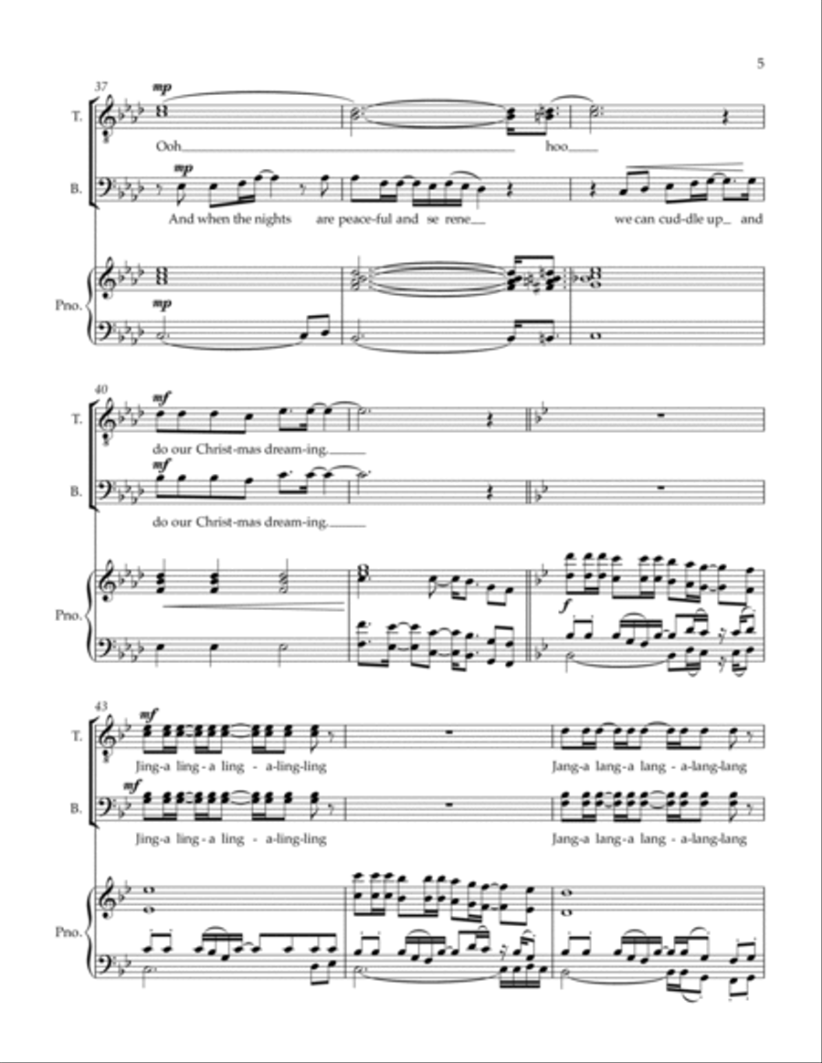 Christmas Vacation Christmas Vacation TTBB scores gallery preview page 6
