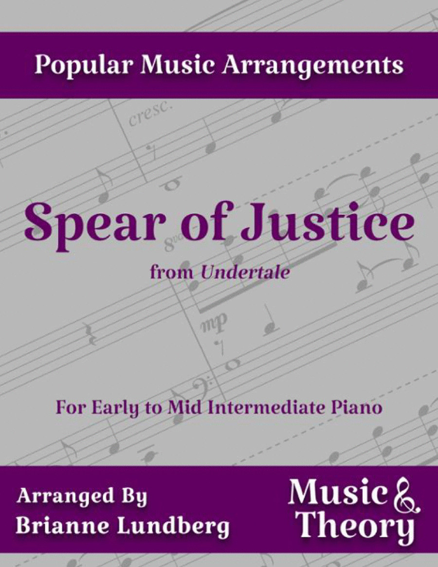 Spear Of Justice Piano Solo scores gallery preview page 1