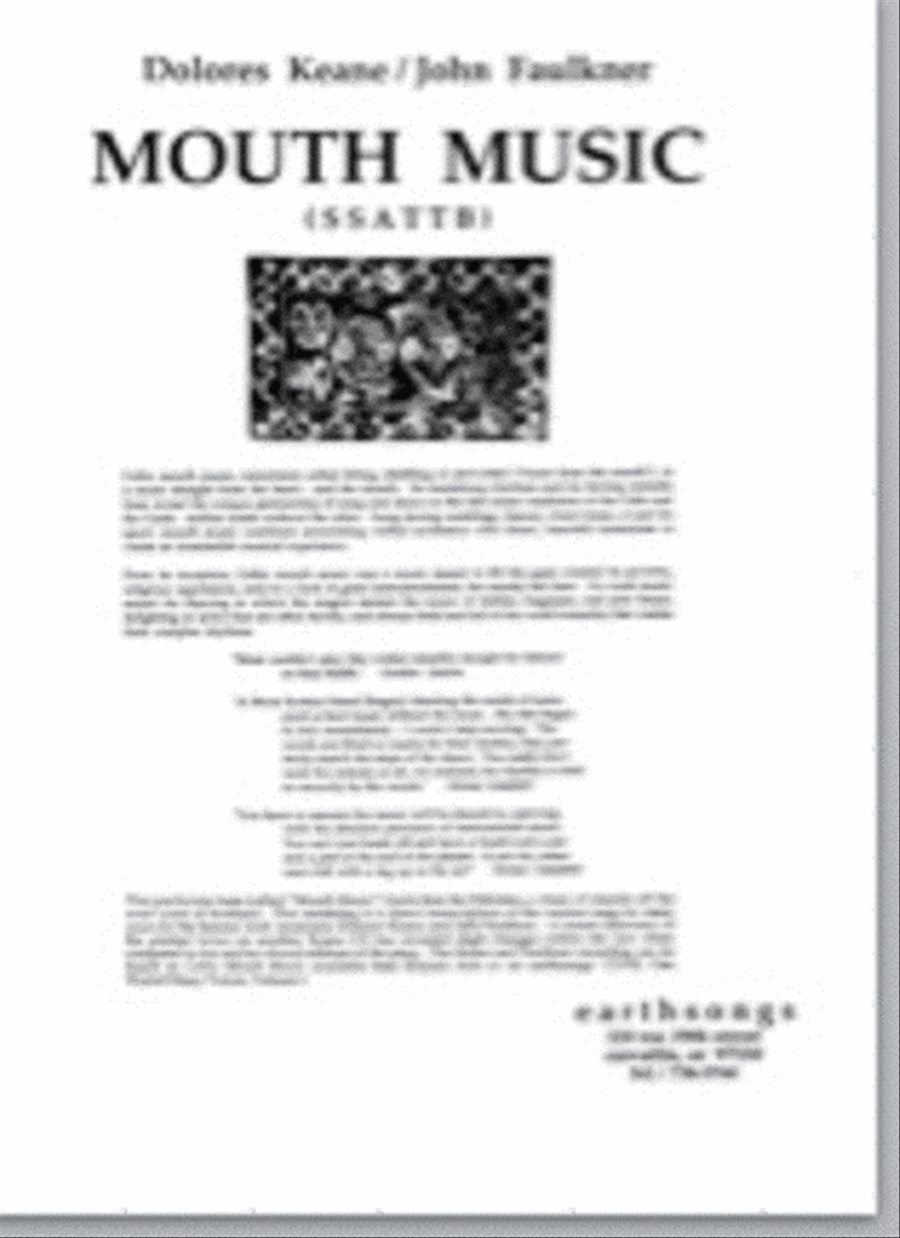 mouth music SSATBB scores gallery preview page 1