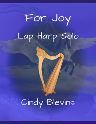 Book cover for For Joy, original solo for Lap Harp