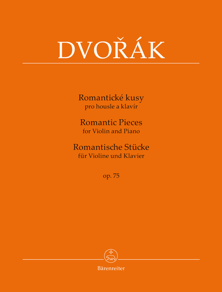 Romantic Pieces for Violin and Piano op. 75