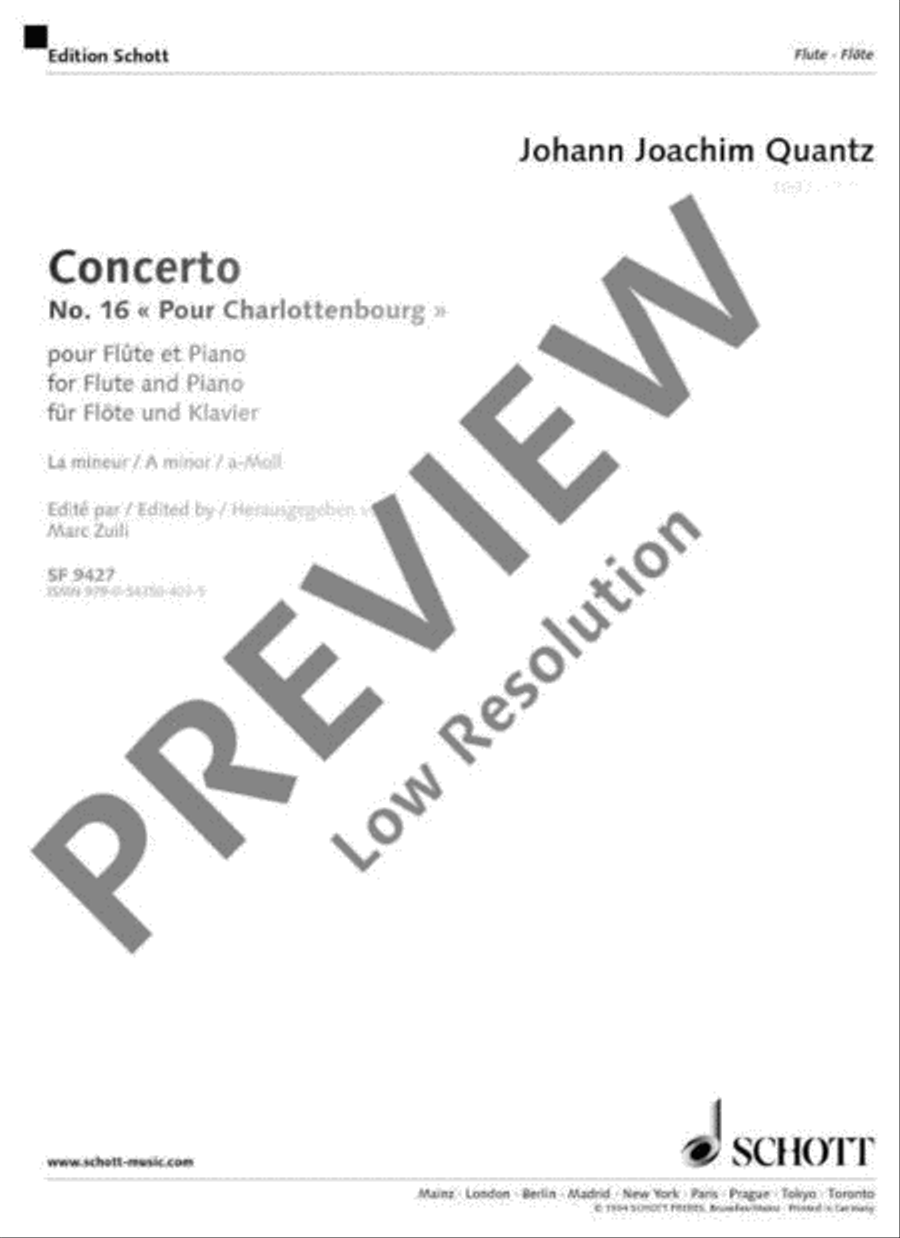 Concerto No. 16 A minor Concerto No. 16 A minor Flute scores gallery preview page 2