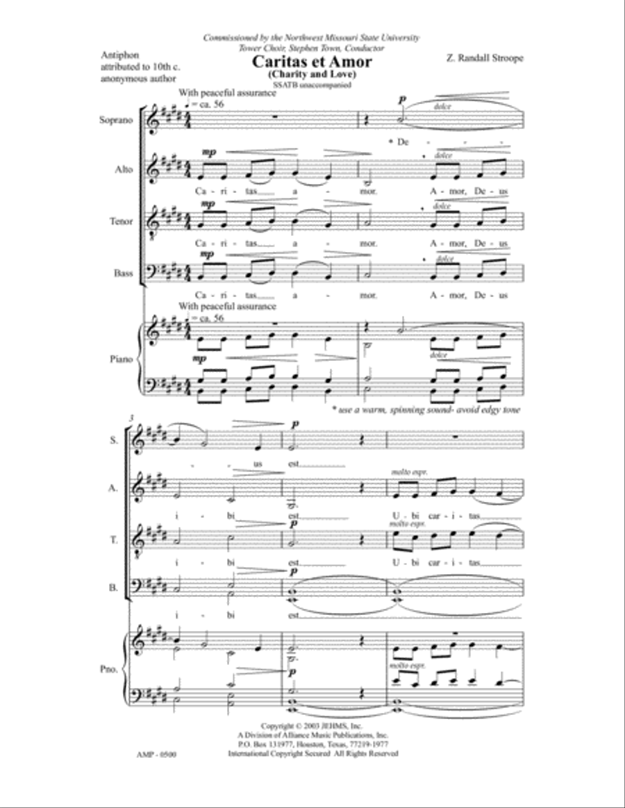 Caritas et Amor Caritas et Amor SSATB scores gallery preview page 7