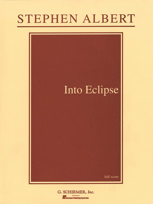 Book cover for Into Eclipse