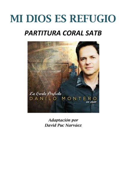 Mi Dios es Refugio - Album La Carta Perfecta - Partitura Coral SATB image number null
