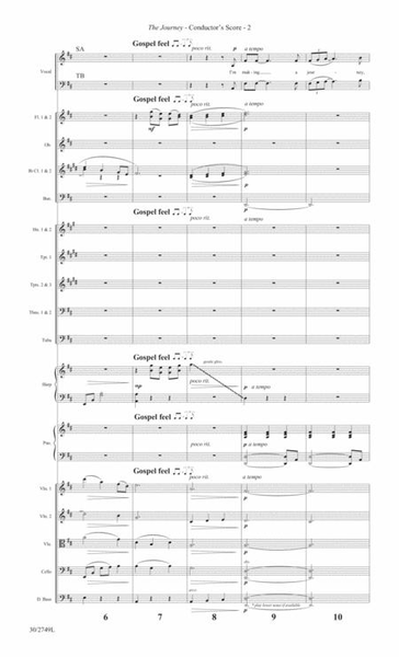 The Journey - Orchestral Score and Parts