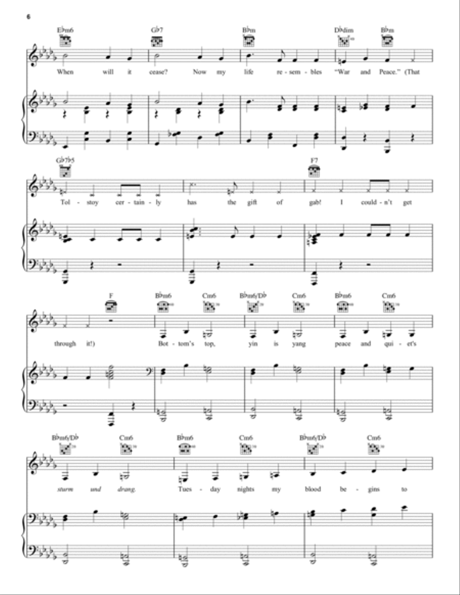 Turning Turtle (from Mary Poppins Returns) Piano, Vocal, Guitar scores gallery preview page 6