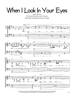 Book cover for When I Look In Your Eyes