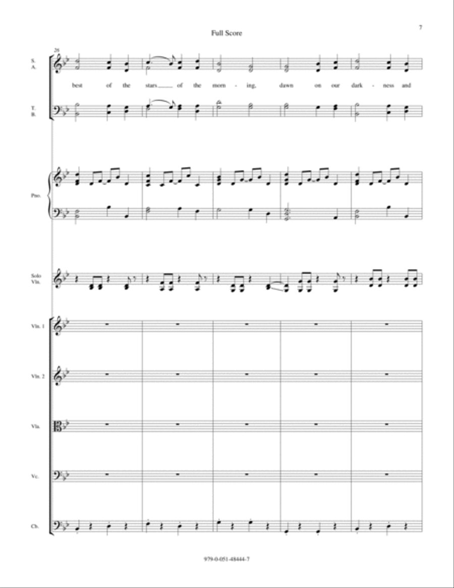 Brightest and Best - Score Choir scores gallery preview page 6
