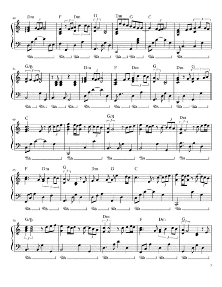 Burbujas De Amor Burbujas De Amor Piano Solo scores gallery preview page 3