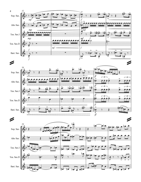 1812 Overture (for Saxophone Quintet SATTB) image number null