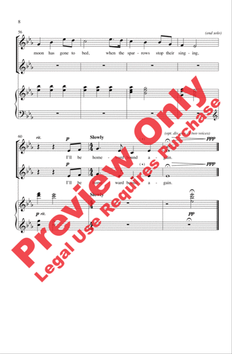 Homeward Bound 2-Part scores gallery preview page 8