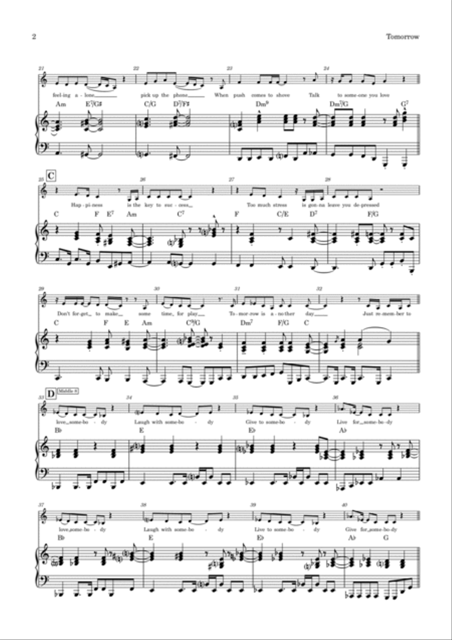 Tomorrow Voice scores gallery preview page 2