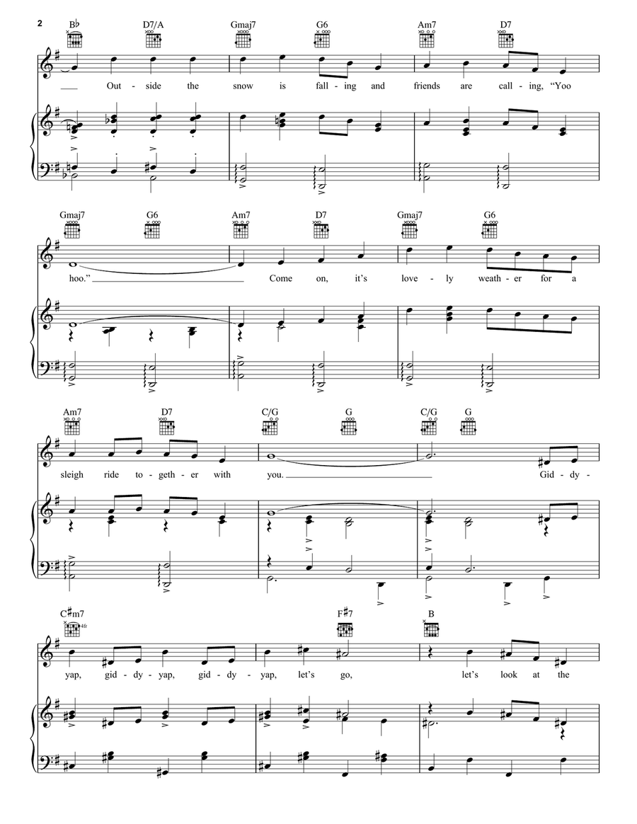 Sleigh Ride Guitar scores gallery preview page 2
