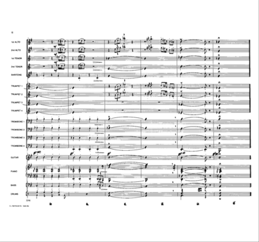 Swamp Water Blues Jazz Ensemble scores gallery preview page 9