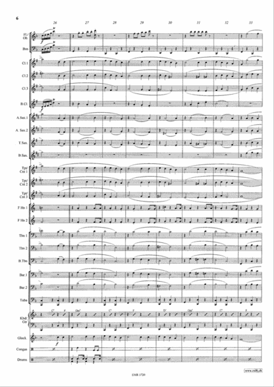 L'important, c'est la Rose Concert Band scores gallery preview page 7